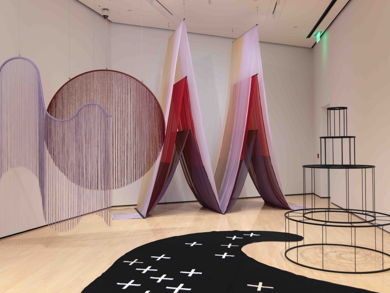 Andrea Canepa: As we dwell in the fold installation view